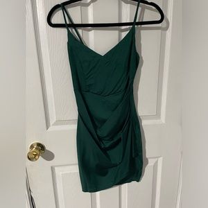 Emerald green medium dress